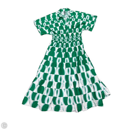 Dress Casual Maxi By Anthropologie In Green, Size: L