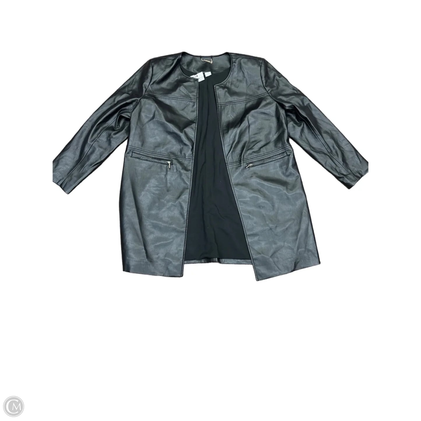 Jacket Other By Chicos In Black, Size: 1x