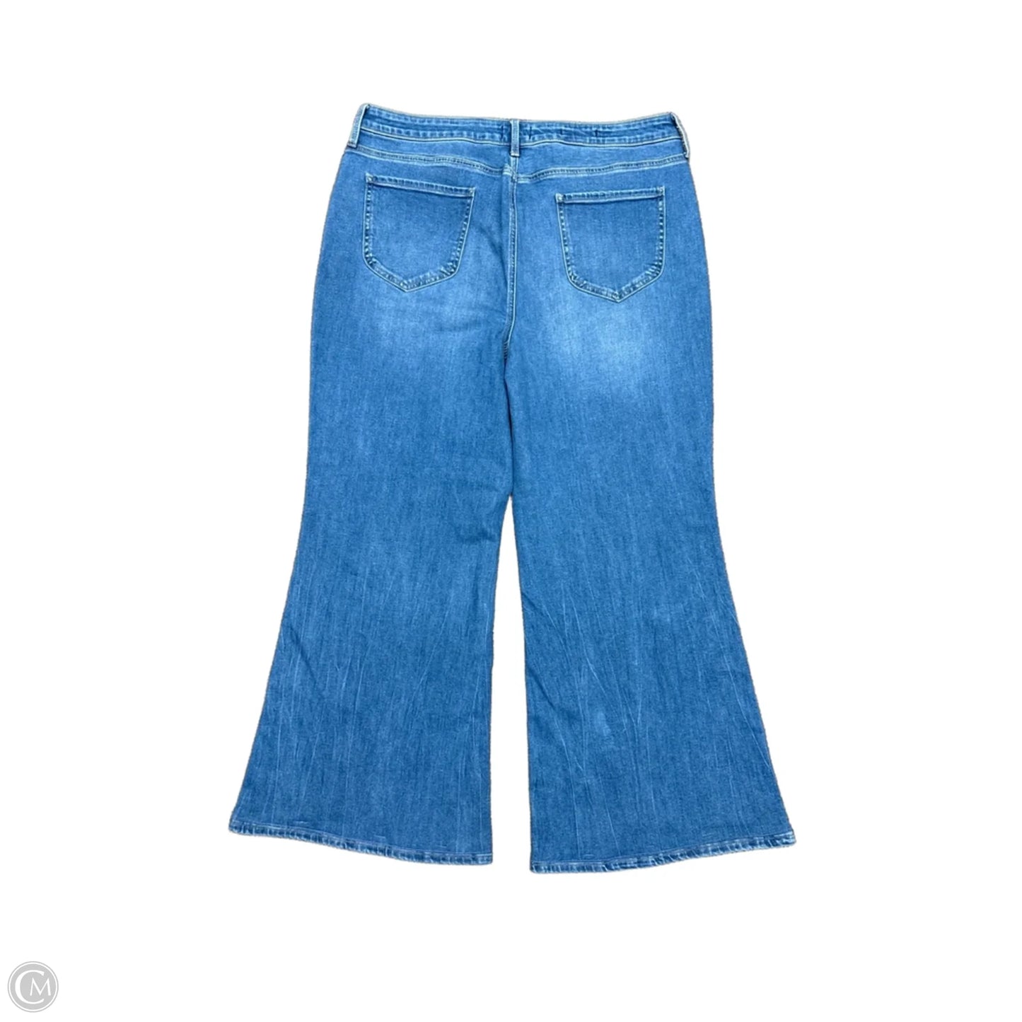 Jeans Wide Leg By Not Your Daughters Jeans In Blue Denim, Size: 16