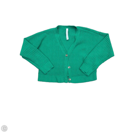 Sweater Cardigan By Lululemon In Green, Size: Xl