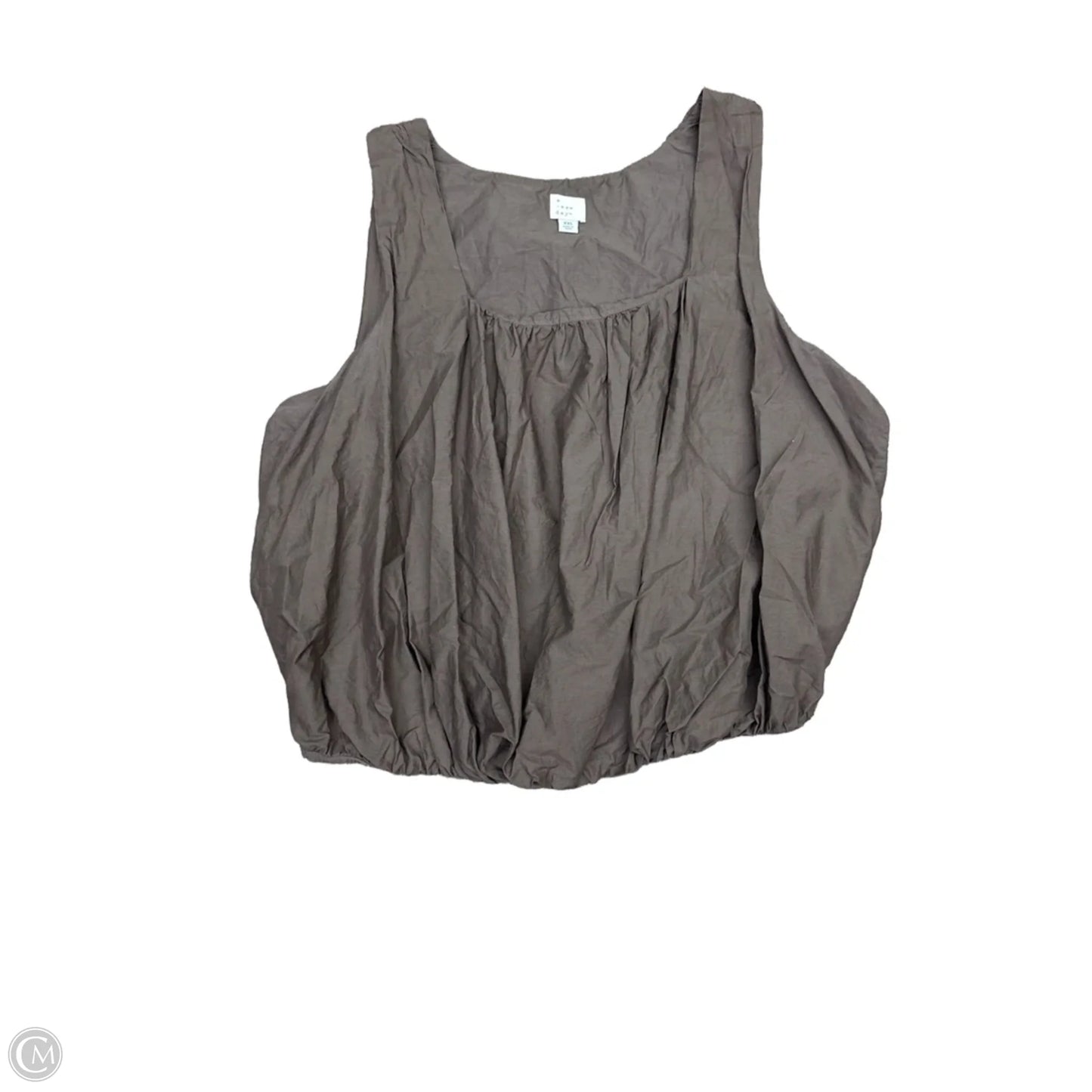 Top Sleeveless By A New Day In Brown, Size: Xxl
