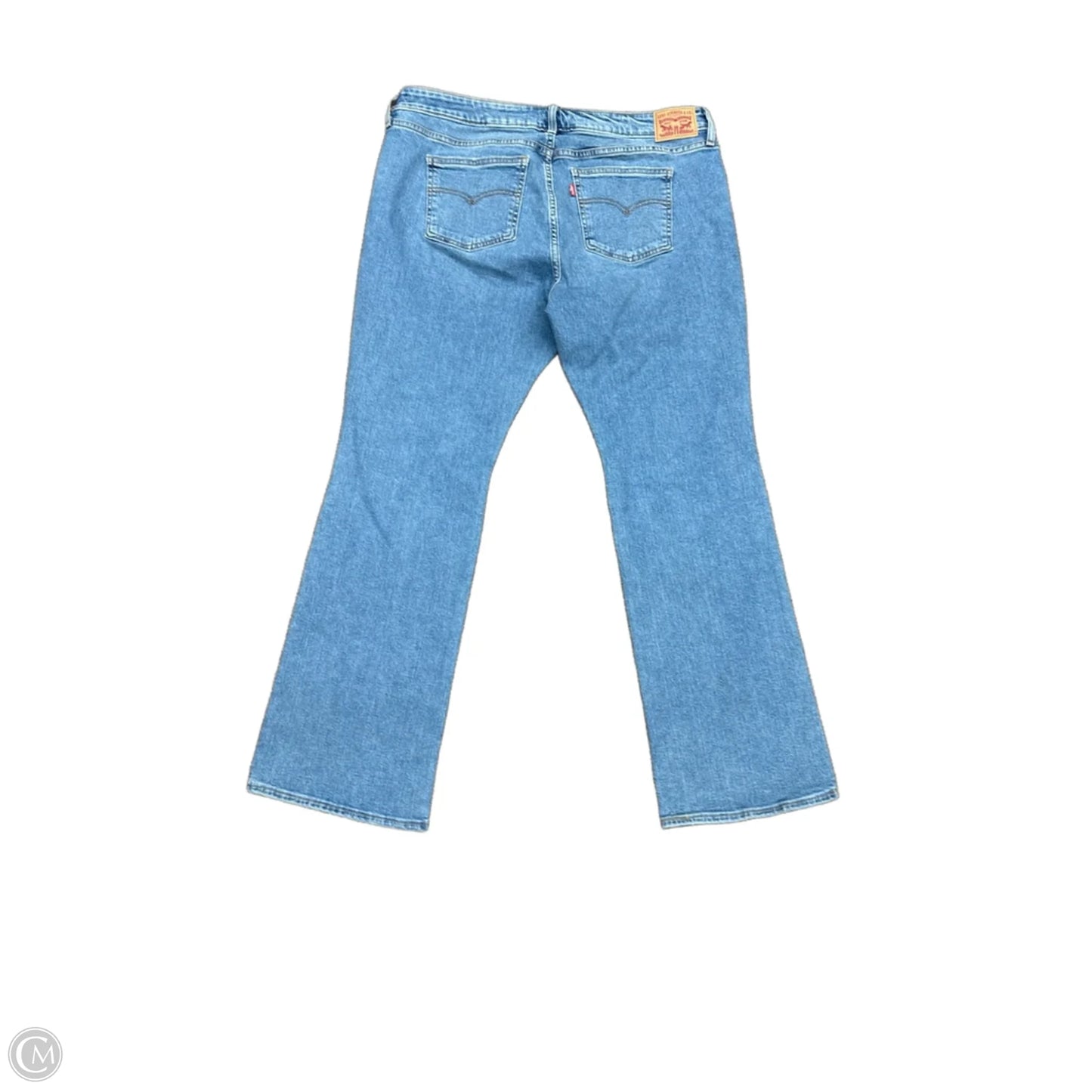 Jeans Straight By Levis In Blue Denim, Size: 0