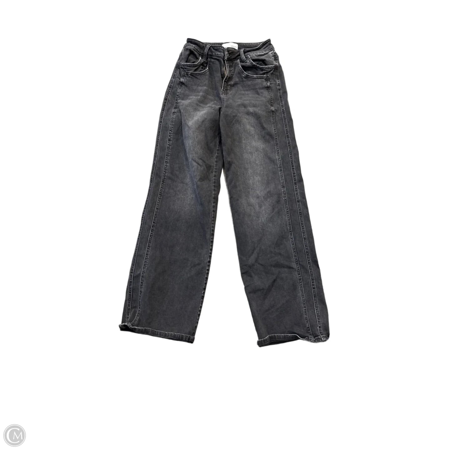 Jeans Boot Cut By Vervet In Black Denim, Size: 4