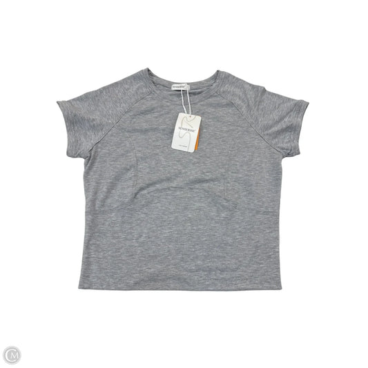 Top Short Sleeve Basic By Clothes Mentor In Grey, Size: M