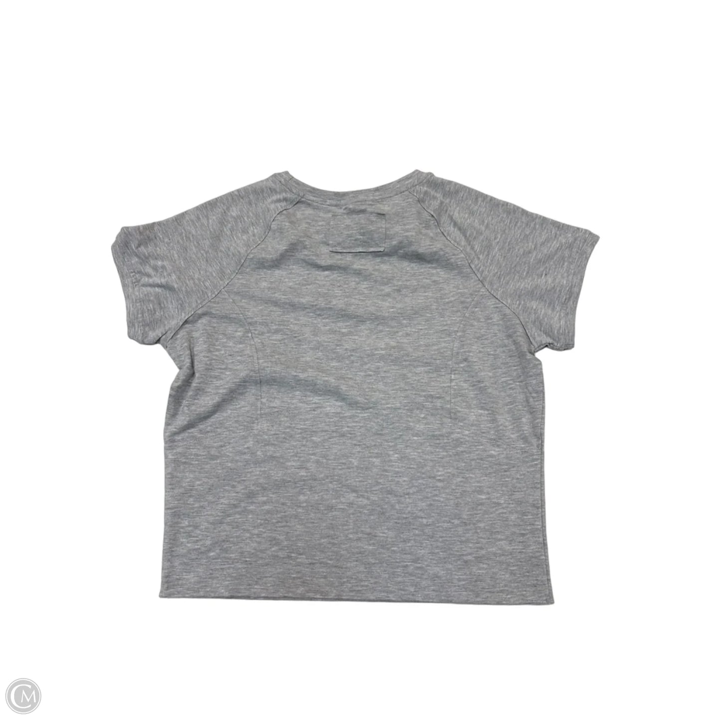Top Short Sleeve Basic By Clothes Mentor In Grey, Size: M