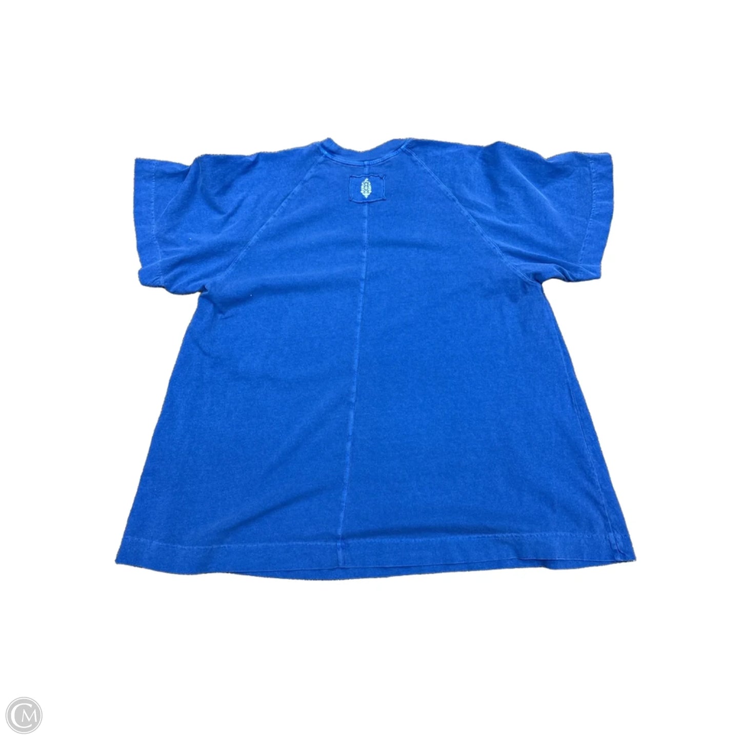 Tunic Short Sleeve By Free People In Blue, Size: S