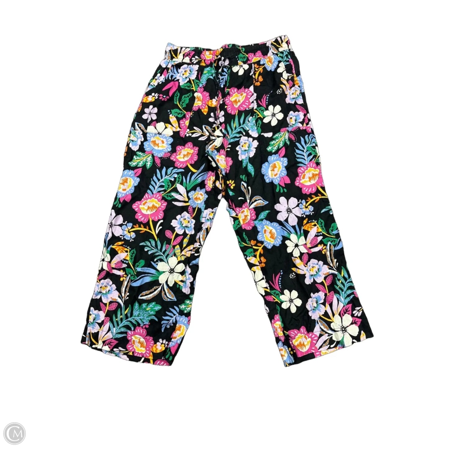Pants Linen By C And C In Black, Size: L