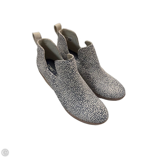 Boots Ankle Heels By Toms In Animal Print, Size: 8