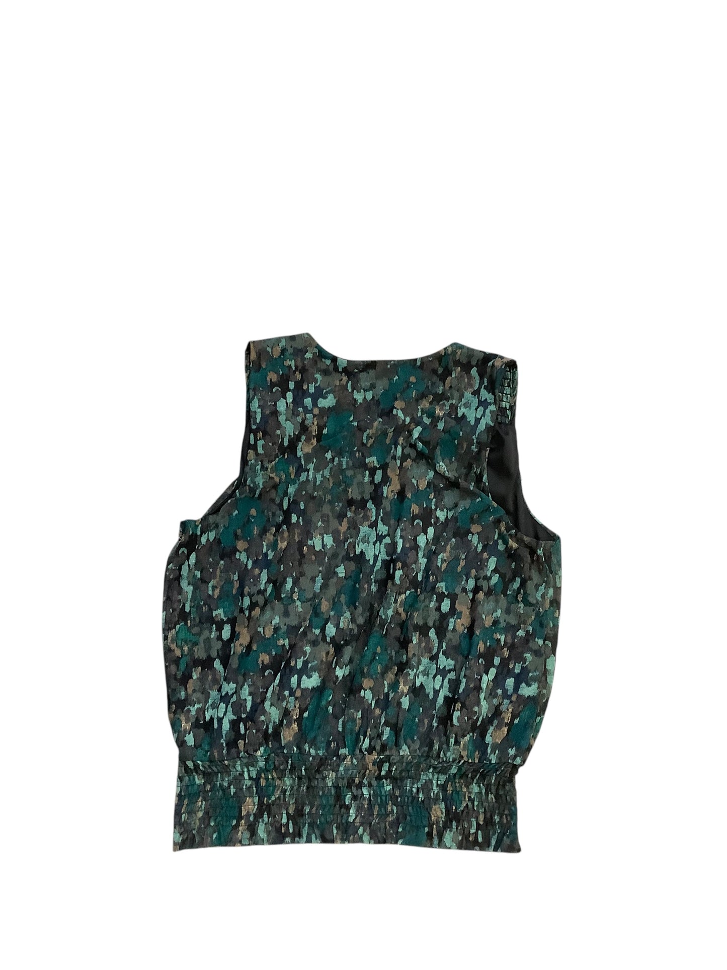 Top Sleeveless By Evereve In Green, Size: L