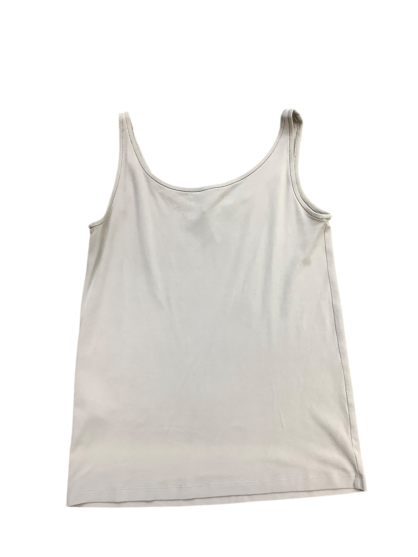 Top Sleeveless Basic By Eileen Fisher In Grey, Size: Xs