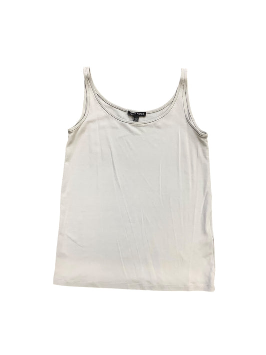 Top Sleeveless Basic By Eileen Fisher In Grey, Size: Xs