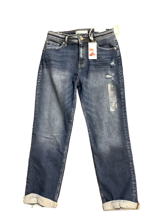 Blue Denim Jeans Straight Kancan, Size 2