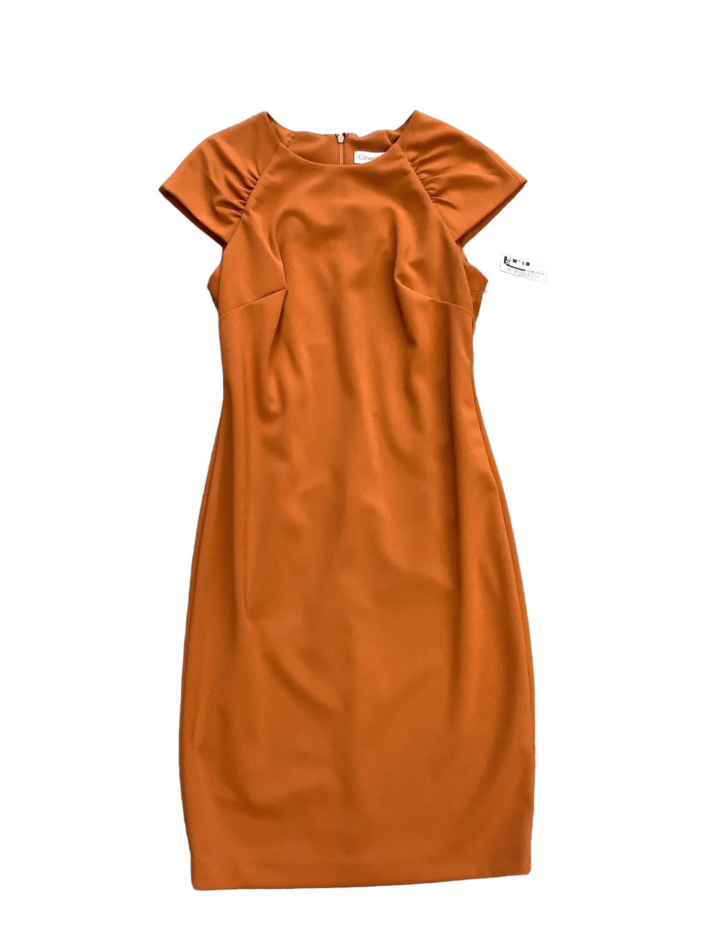 Orange Dress Work Calvin Klein, Size 4