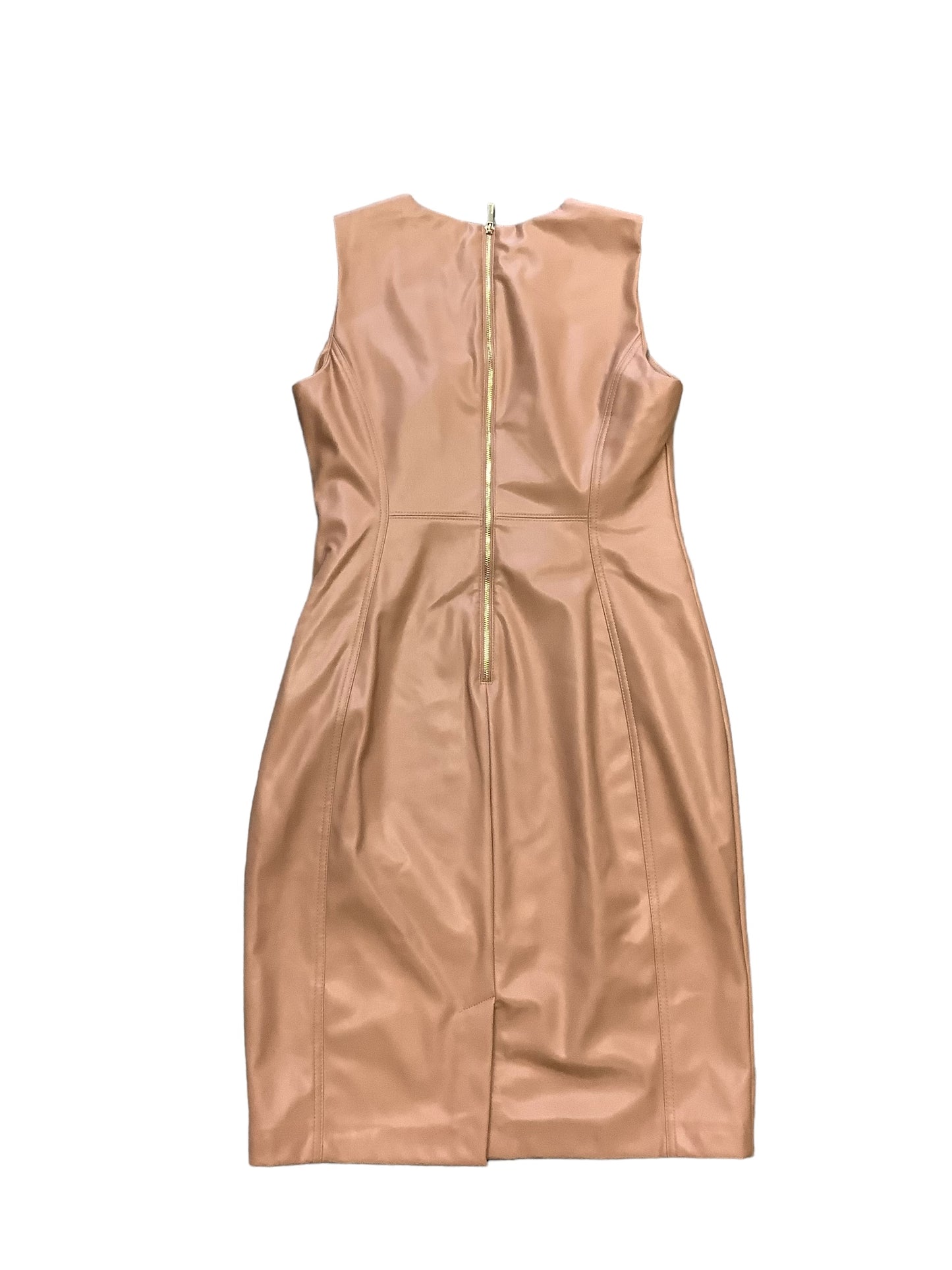 Tan Dress Party Midi Calvin Klein, Size 10