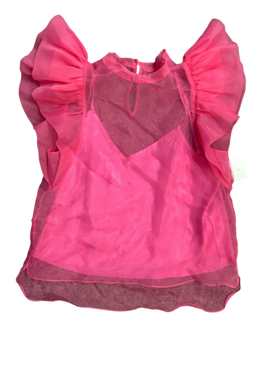 Top Sleeveless By Buddy Love In Pink, Size: L