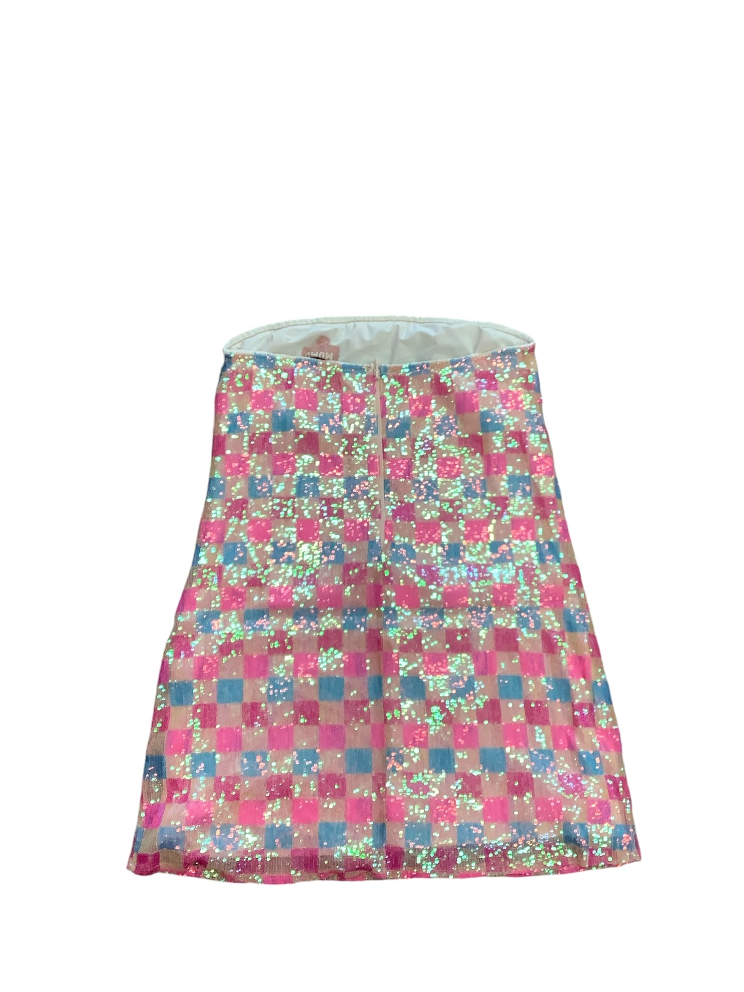 Dress Party Short By Mumu In Blue & Pink, Size: L