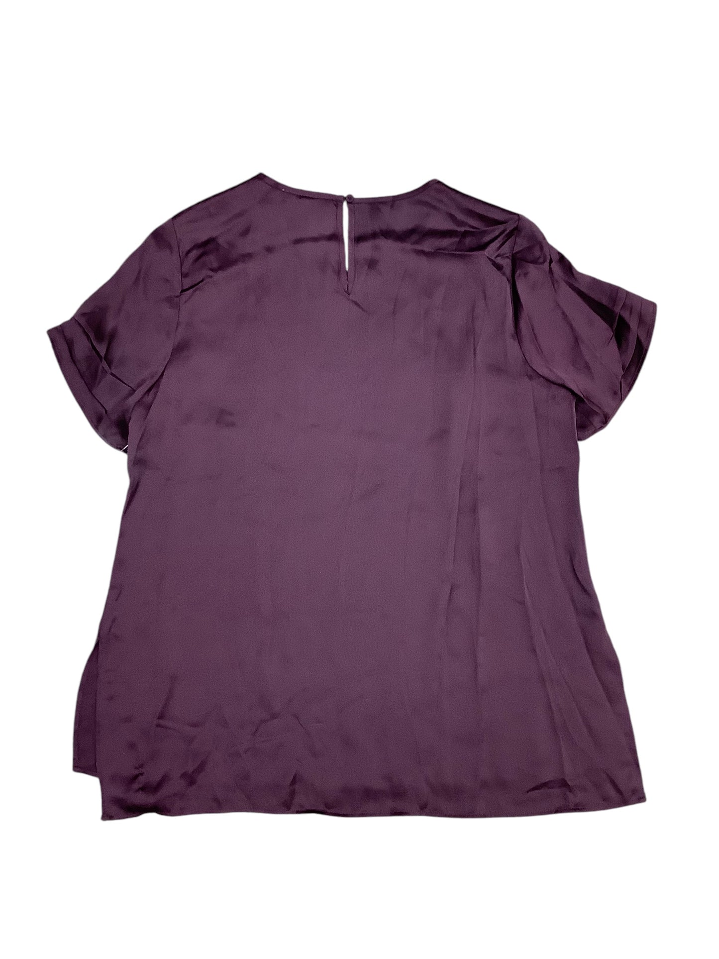 Top Short Sleeve By Dr2 In Purple, Size: L