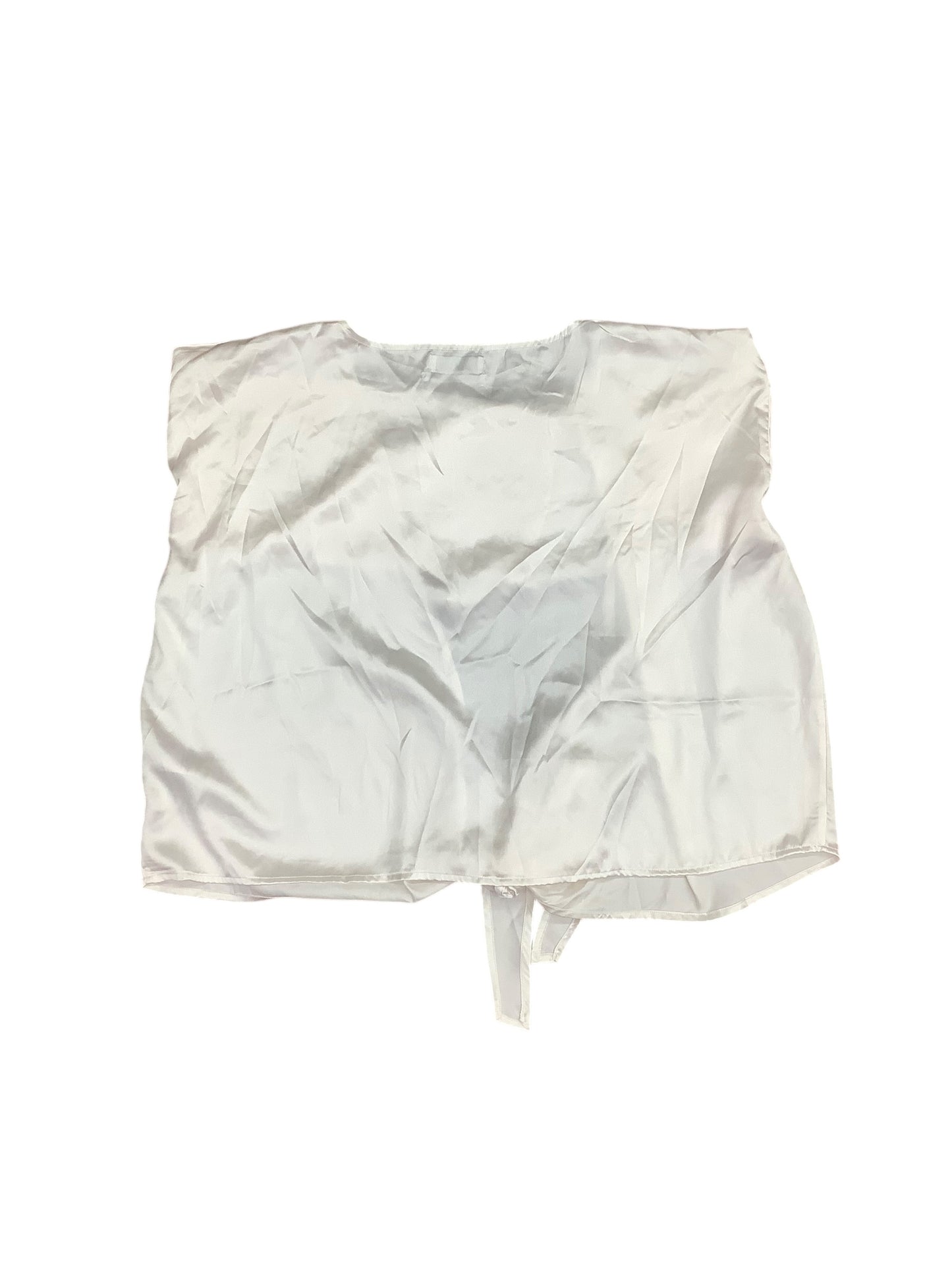 Top Short Sleeve By Urban Outfitters In White, Size: L