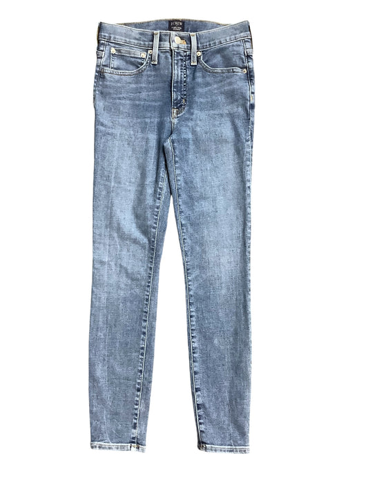 Jeans Skinny By J. Crew In Blue Denim, Size: 0/25