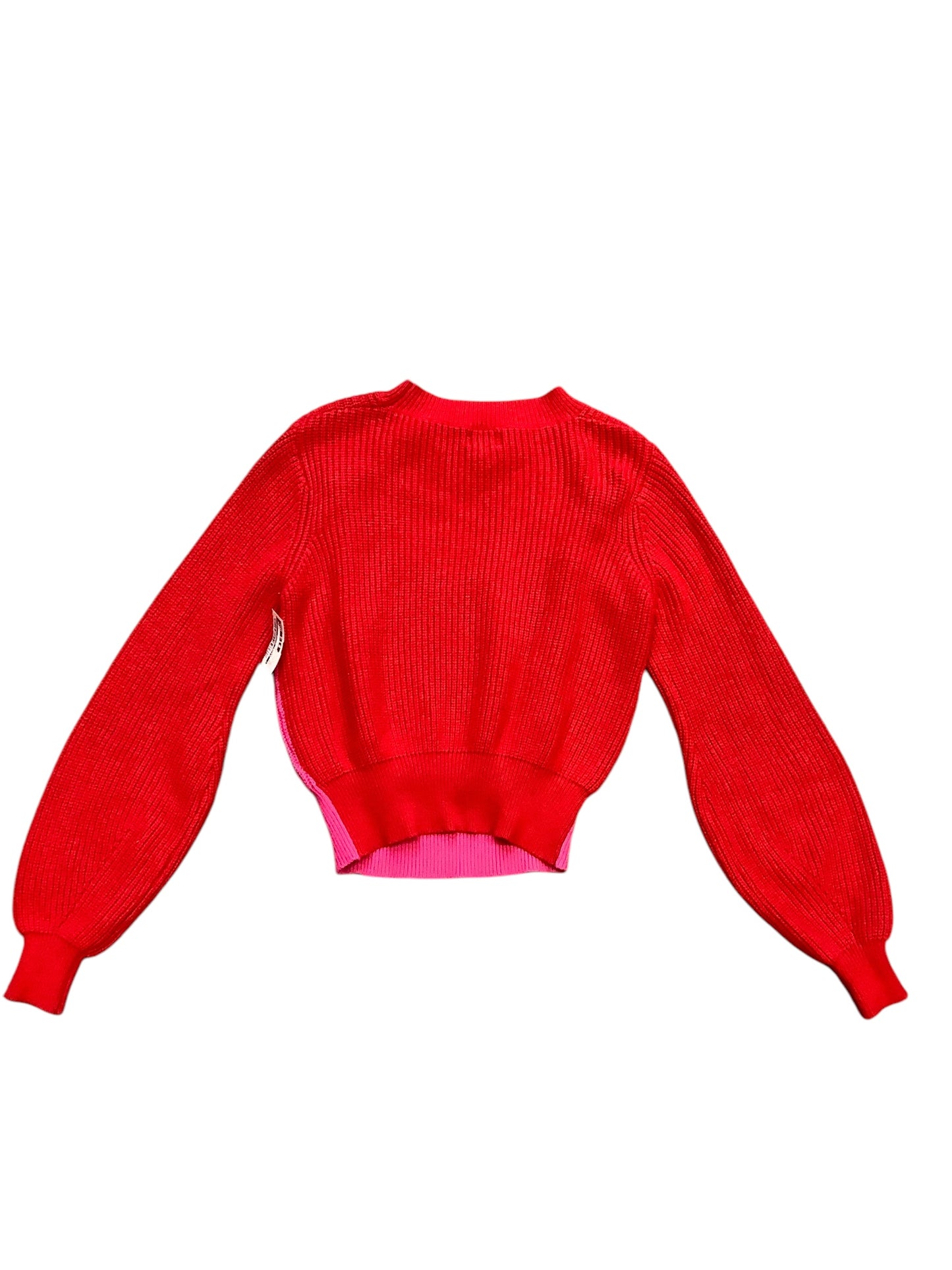 Sweater By Clothes Mentor In Red, Size: L