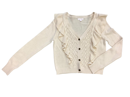 Sweater Cardigan By Lc Lauren Conrad In Cream, Size: S