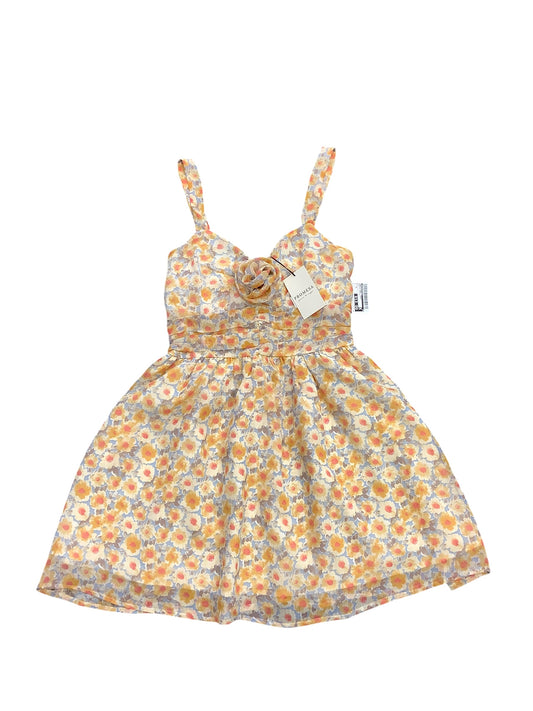 Dress Party Short By Promesa In Blue & Yellow, Size: S