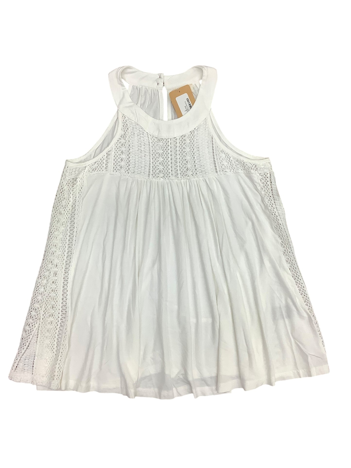 Top Sleeveless By Pol In White, Size: S