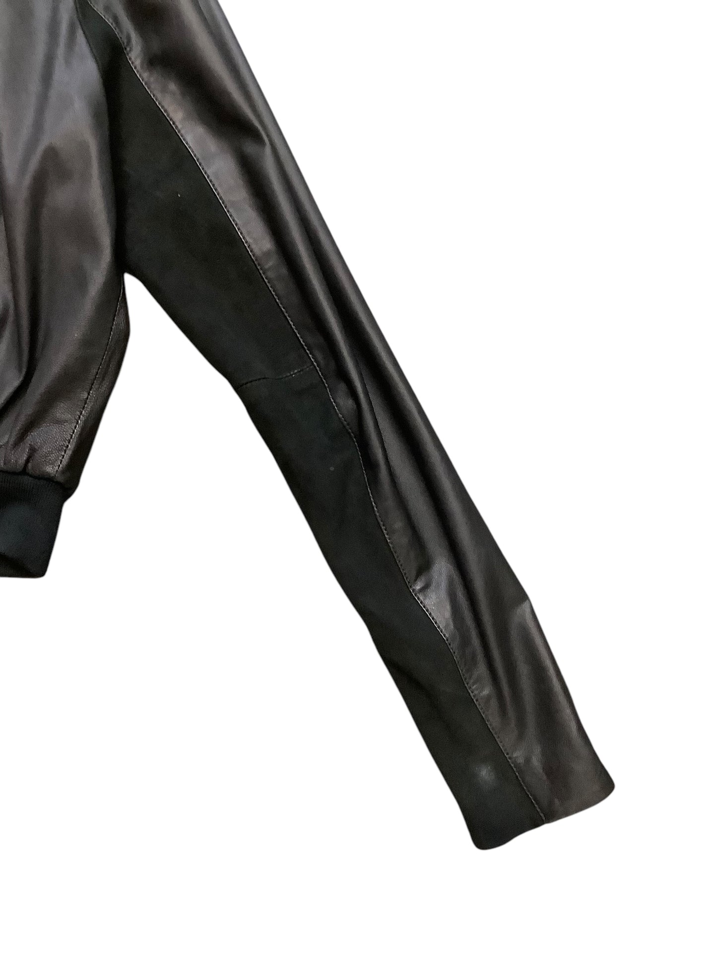 Jacket Leather By Joie In Black, Size: S