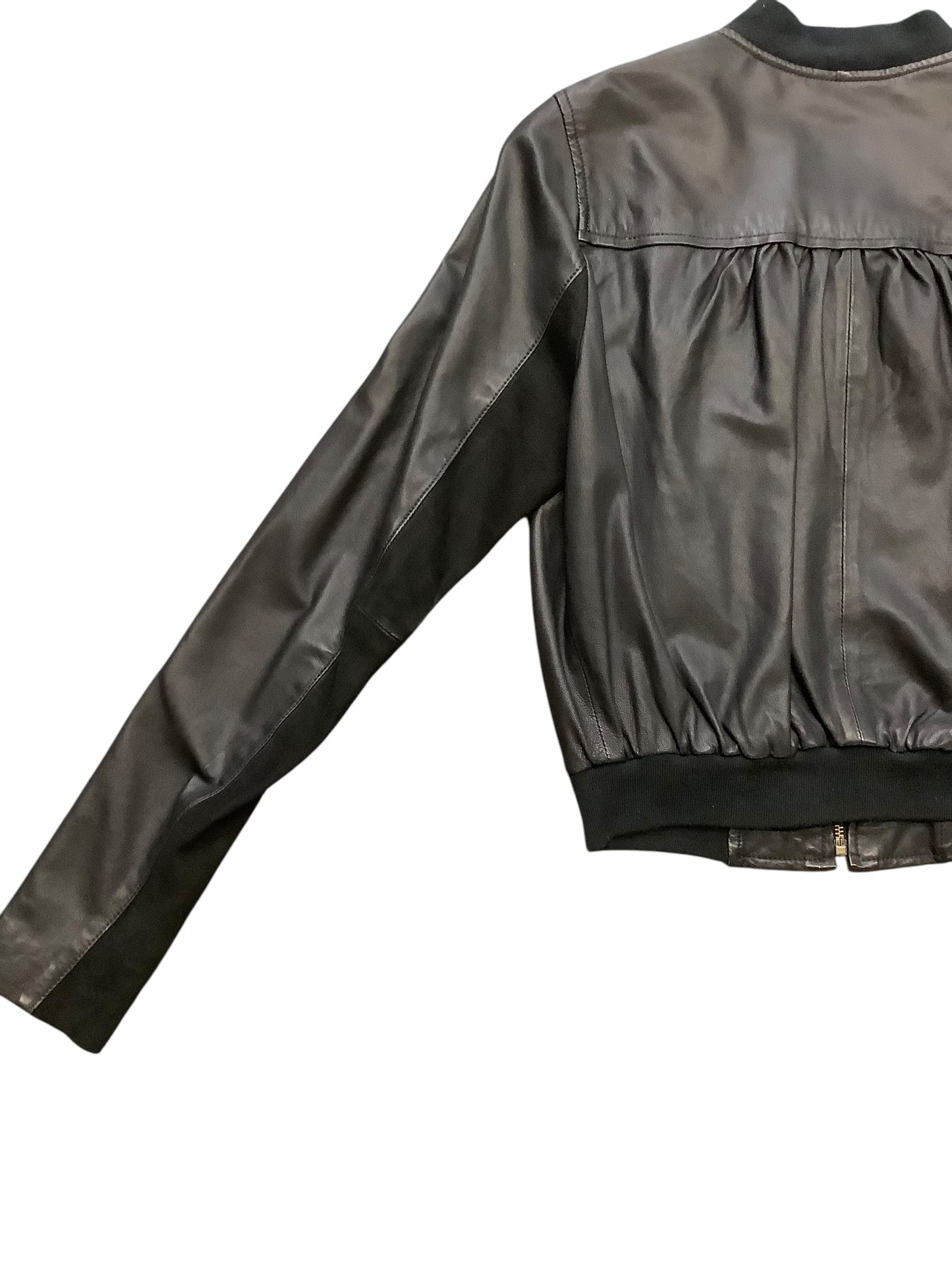 Jacket Leather By Joie In Black, Size: S