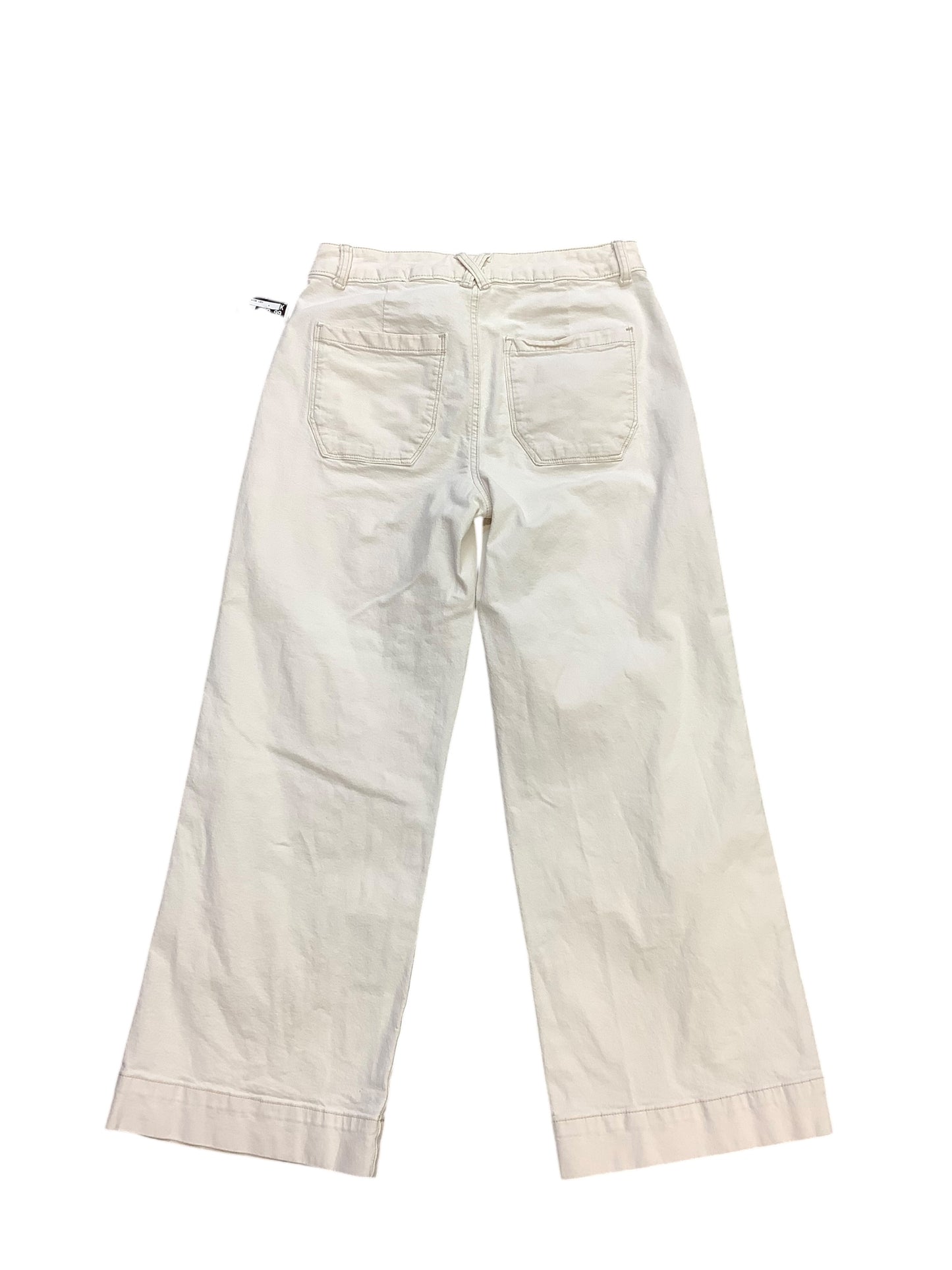 Jeans Wide Leg By Sonoma In Cream, Size: 4