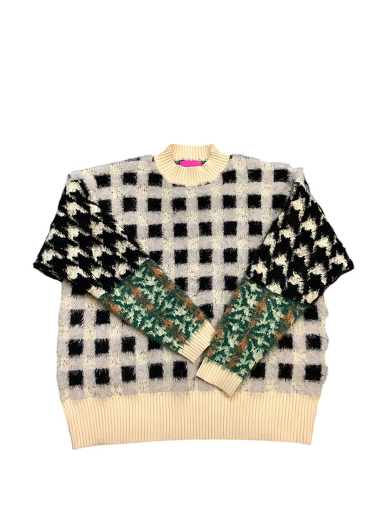 Sweater By Cmc In Black & White, Size: M