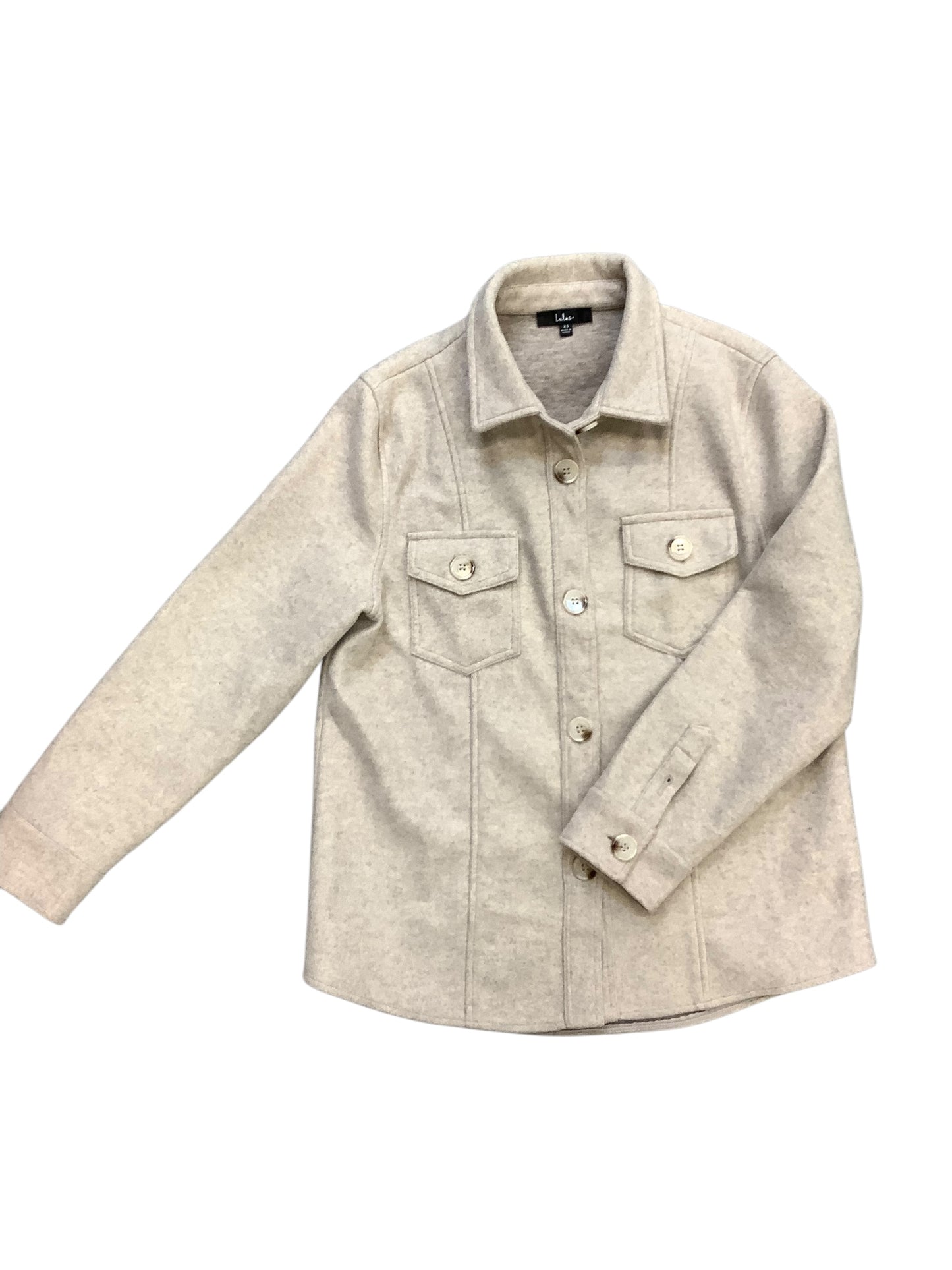 Jacket Shirt By Lulus In Tan, Size: Xs