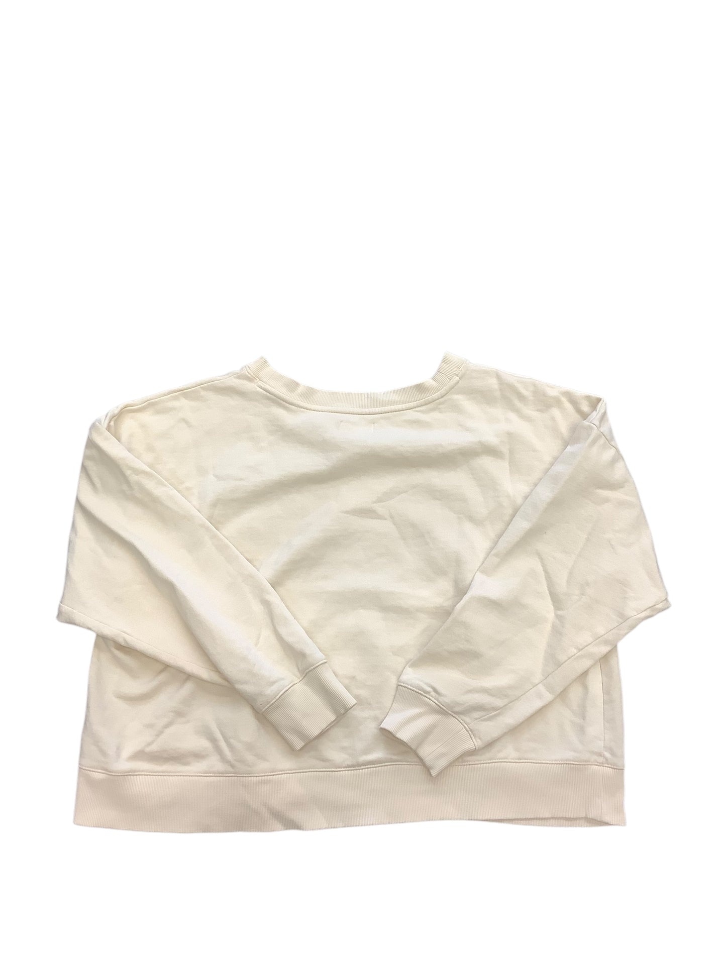 Sweatshirt Crewneck By Maeve In Cream, Size: Xl