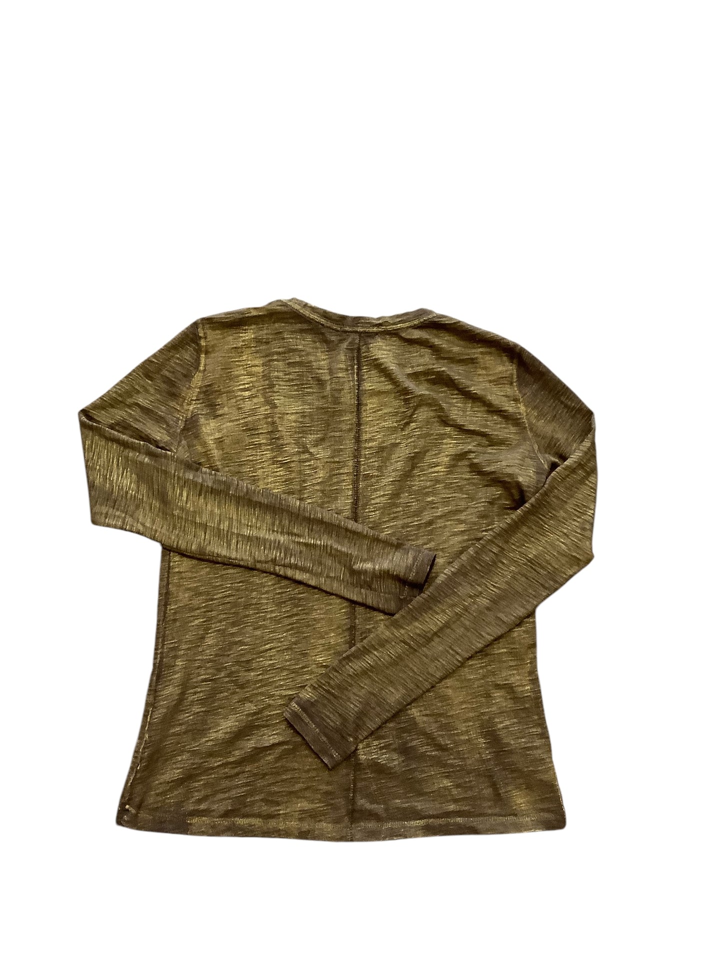 Top Long Sleeve By Cma In Gold, Size: Xs
