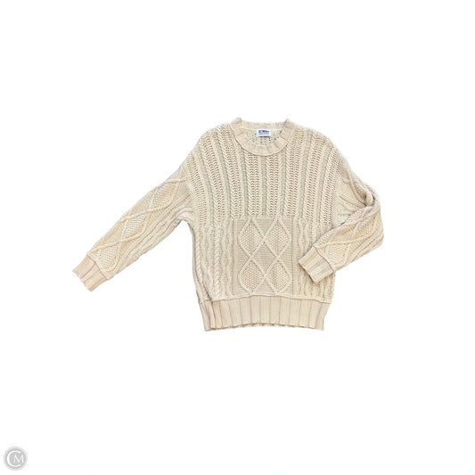 Sweater By Cmb In Cream, Size: S
