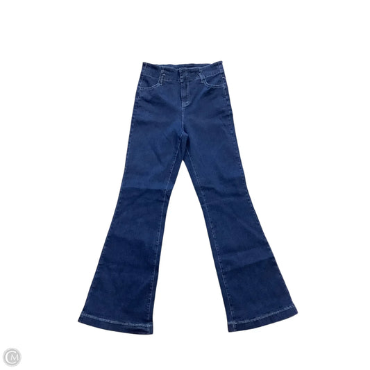 Jeans Flared By Davi & Dani In Blue Denim, Size: S