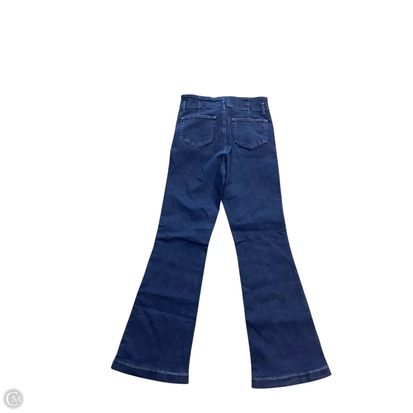 Jeans Flared By Davi & Dani In Blue Denim, Size: S