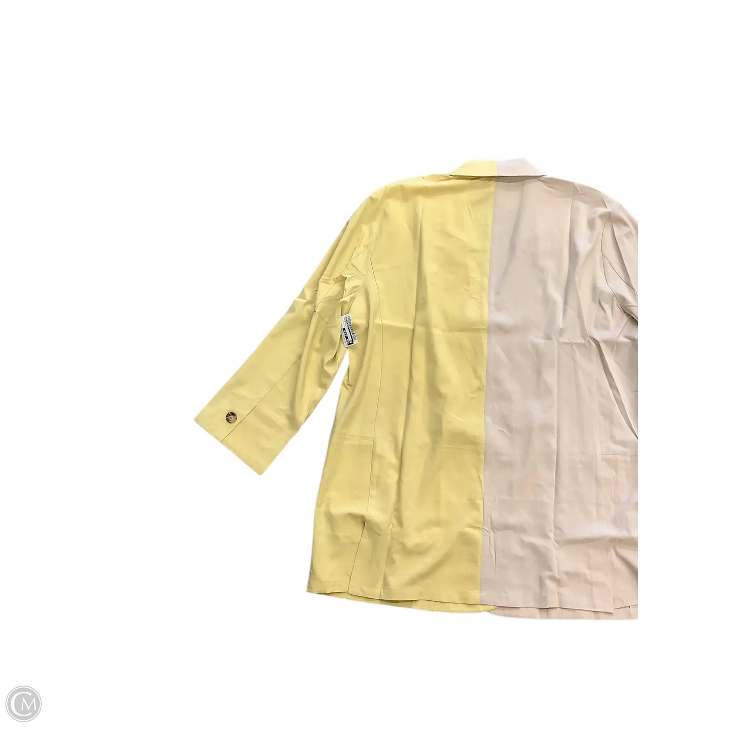 Blazer By Davi & Dani In Tan & Yellow 1X