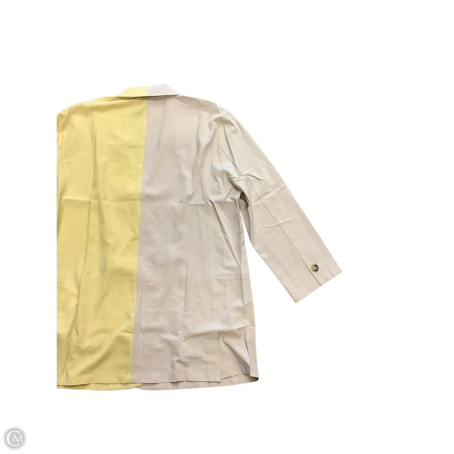 Blazer By Davi & Dani In Tan & Yellow 1X