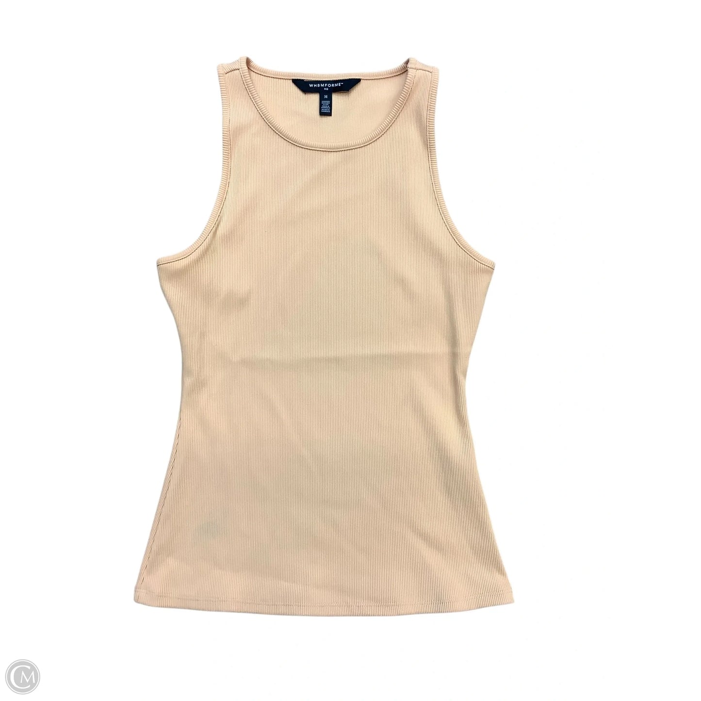 Top Sleeveless Basic By White House Black Market In Orange, Size: M