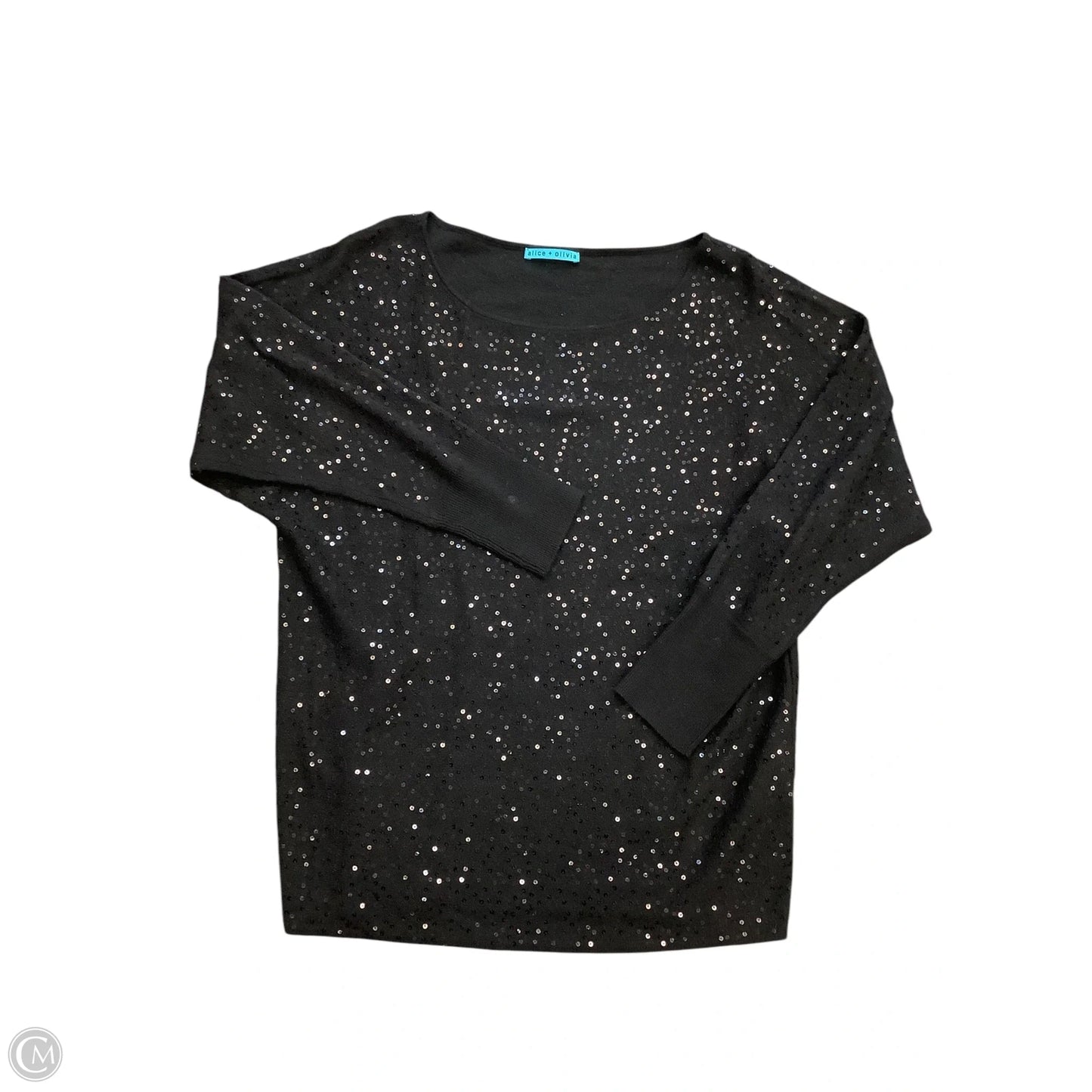 Sweater Designer By Alice + Olivia In Black, Size: L