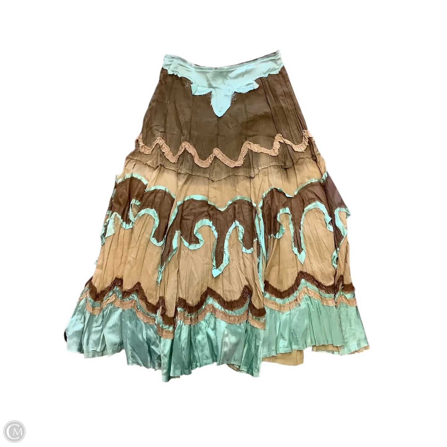 Skirt Maxi By Cmb In Brown, Size: S