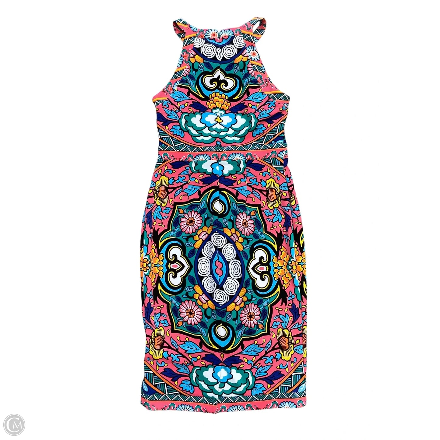 Dress Casual Midi By Nicole By Nicole Miller In Multi-colored, Size: S