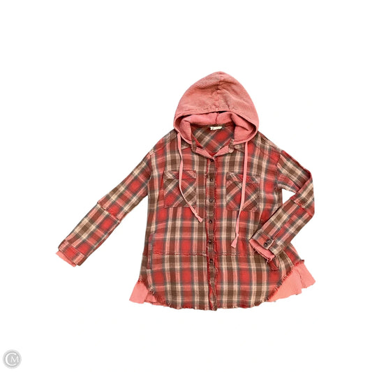 Jacket Shirt By Oli & Hali In Red, Size: S