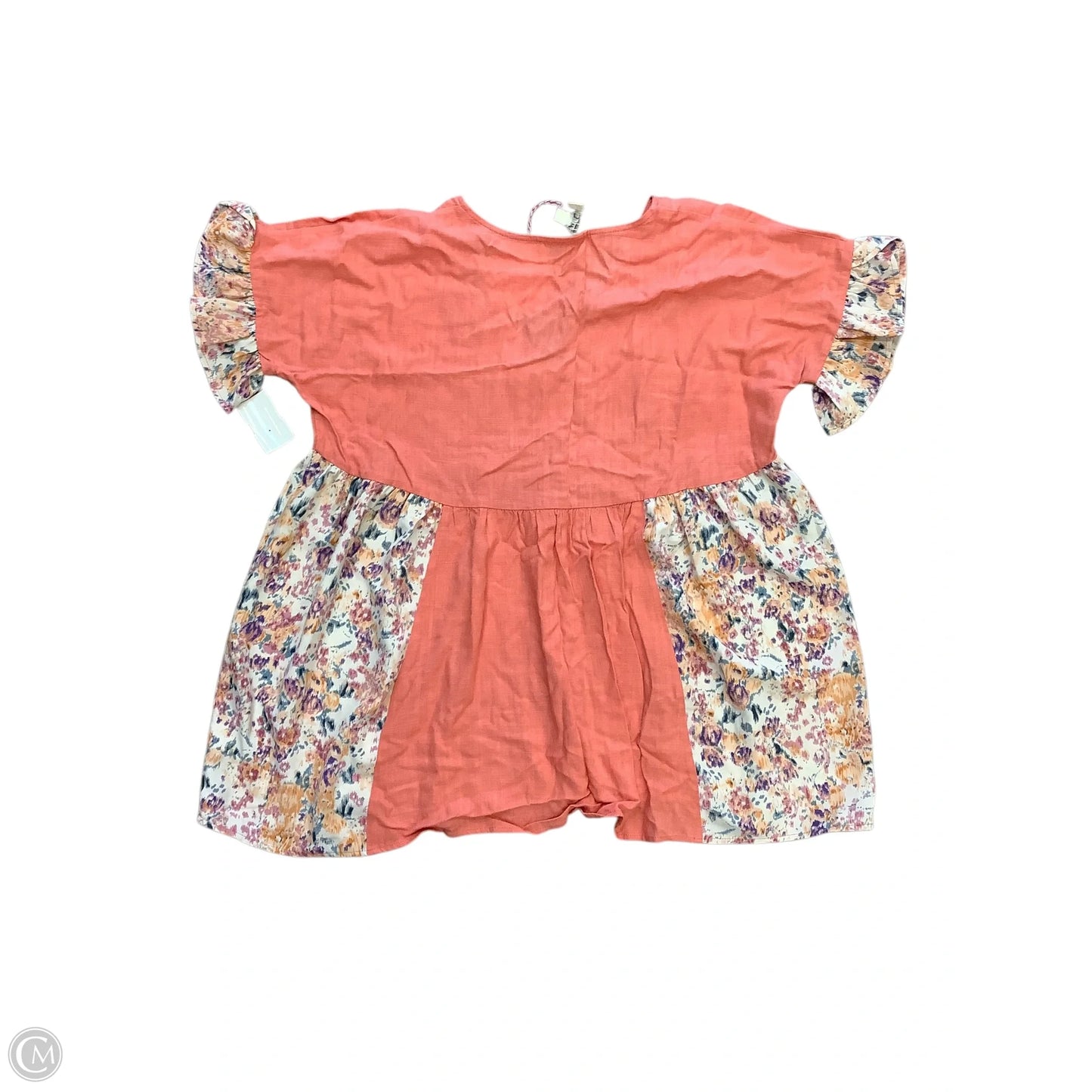 Top Short Sleeve By Umgee In Orange, Size: S