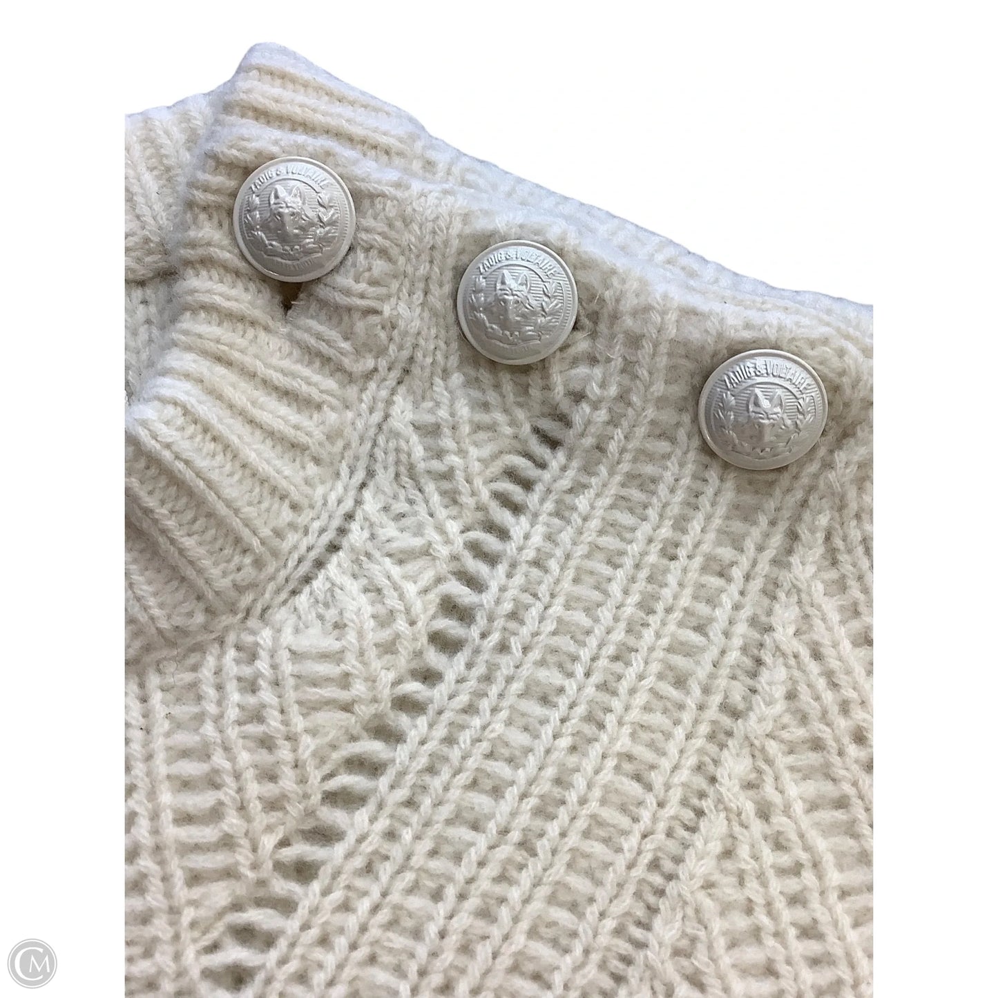 Sweater By Zadig And Voltaire In Cream, Size: S