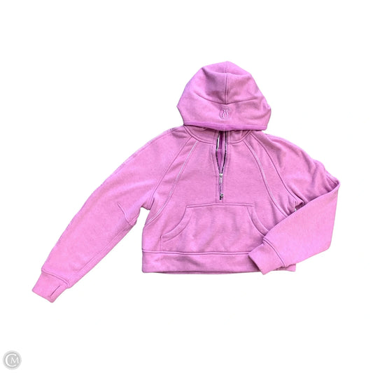 Sweatshirt Hoodie By Lululemon In Purple, Size: XS/S