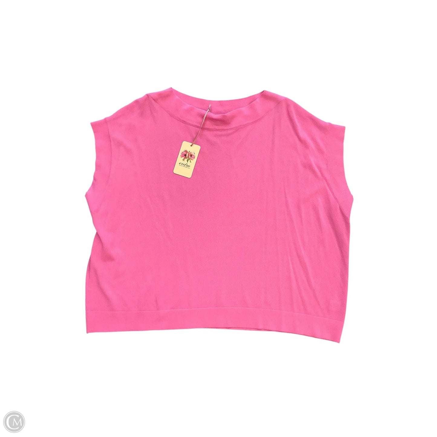 Vest Sweater By Entro In Pink, Size: S