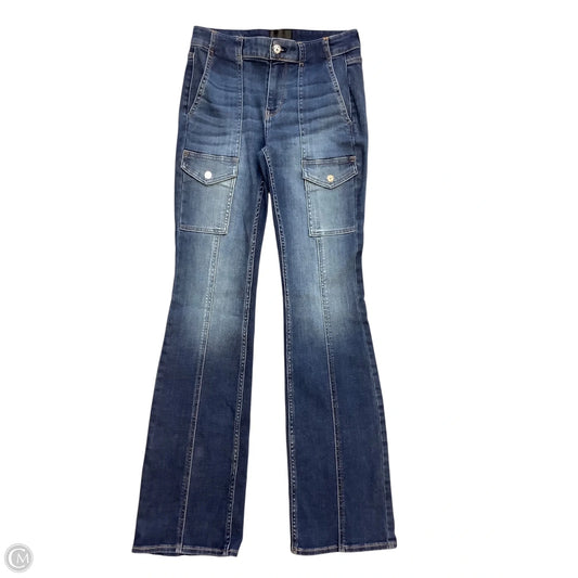 Jeans Flared By White House Black Market In Blue Denim, Size: 2