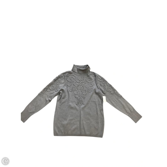 Sweater By Chicos In Grey, Size: M